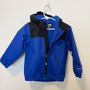 The North Face Kids' Blue and Black Jacket